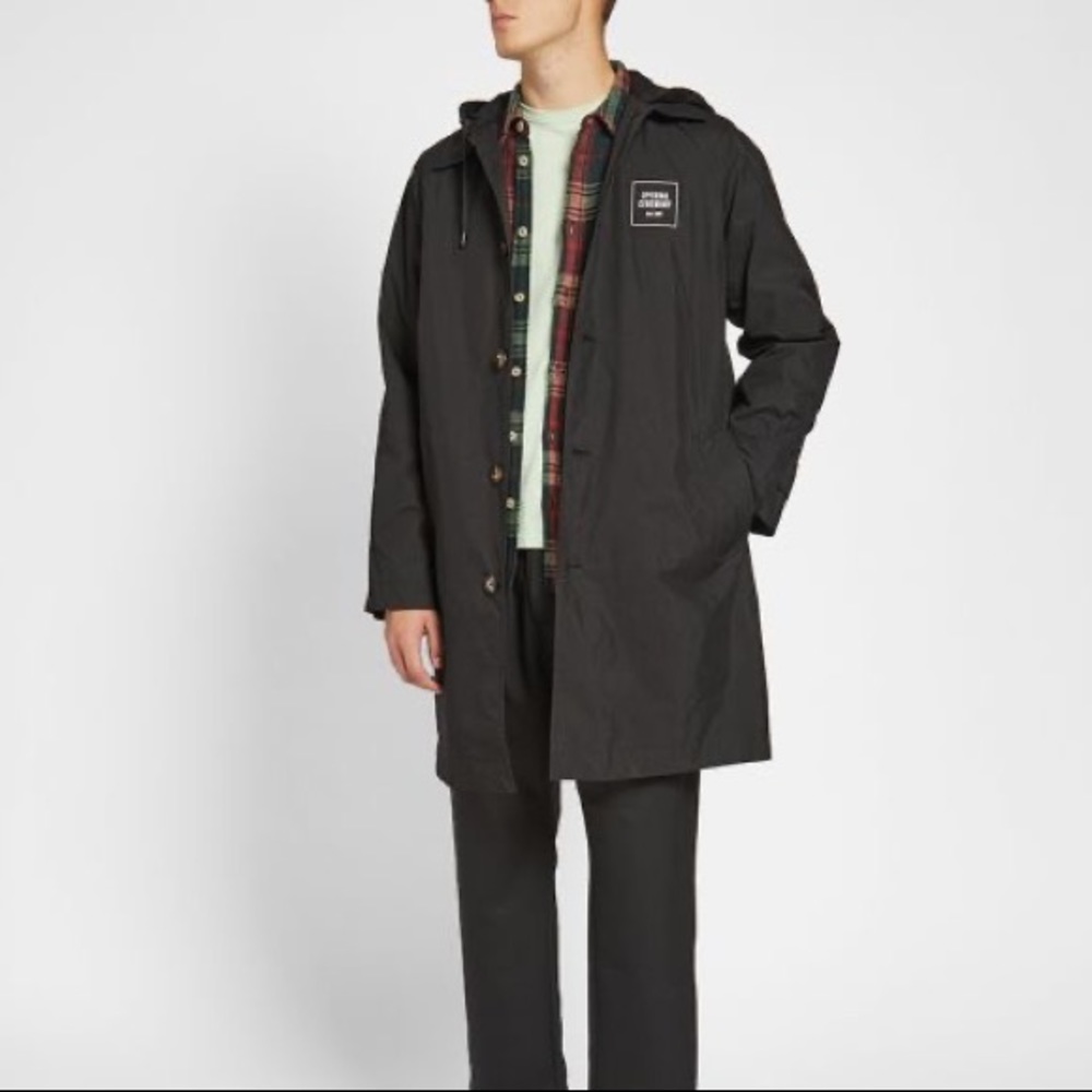 NWT OPENING CEREMONY HOODED MAC COAT